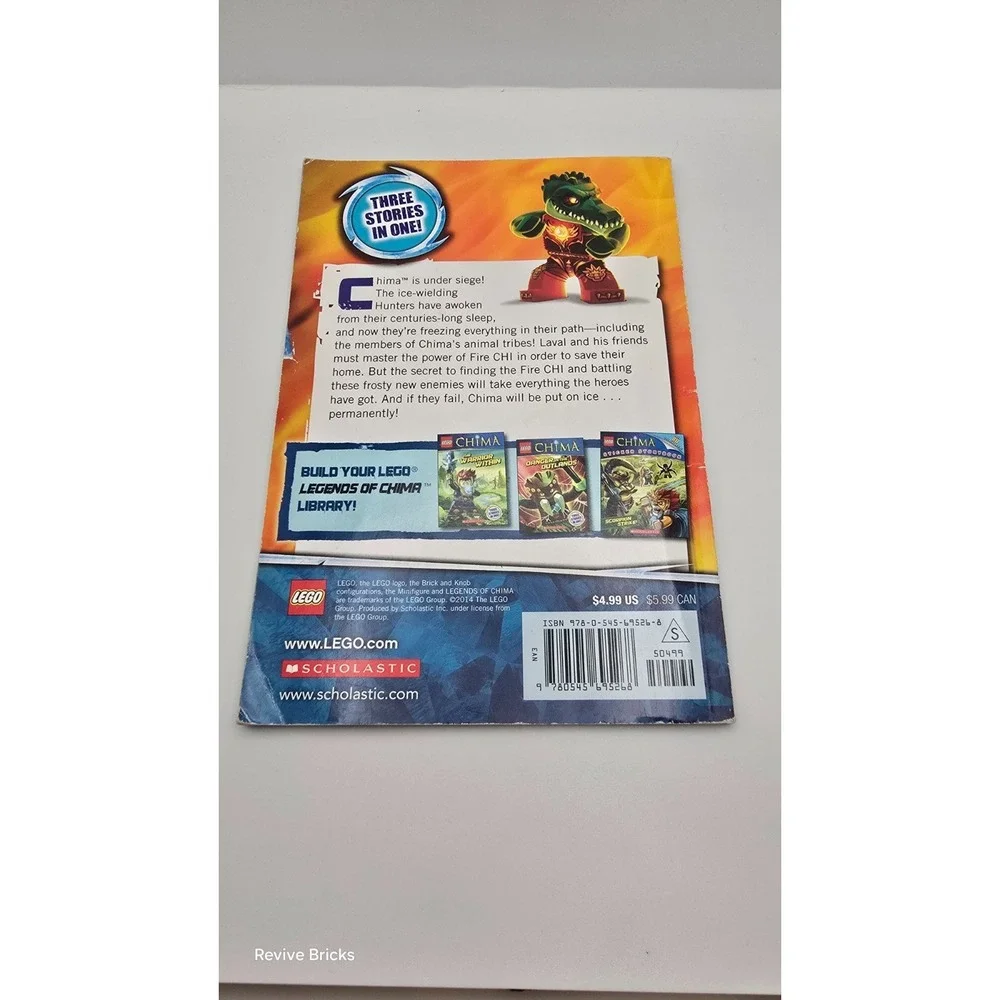 LEGO‎ Legends of Chima: Fire and Ice (Chapter Book #6) - Paperback - VERY GOOD